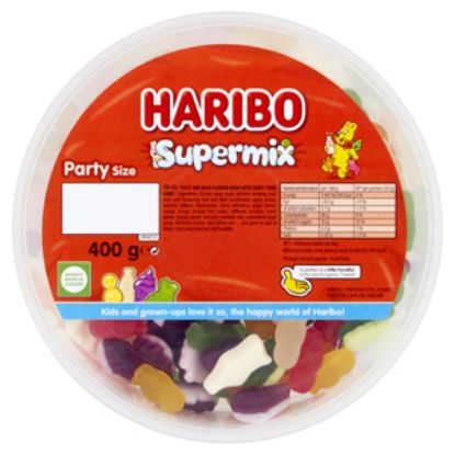 Picture of Haribo Supermix Drum 400g x8